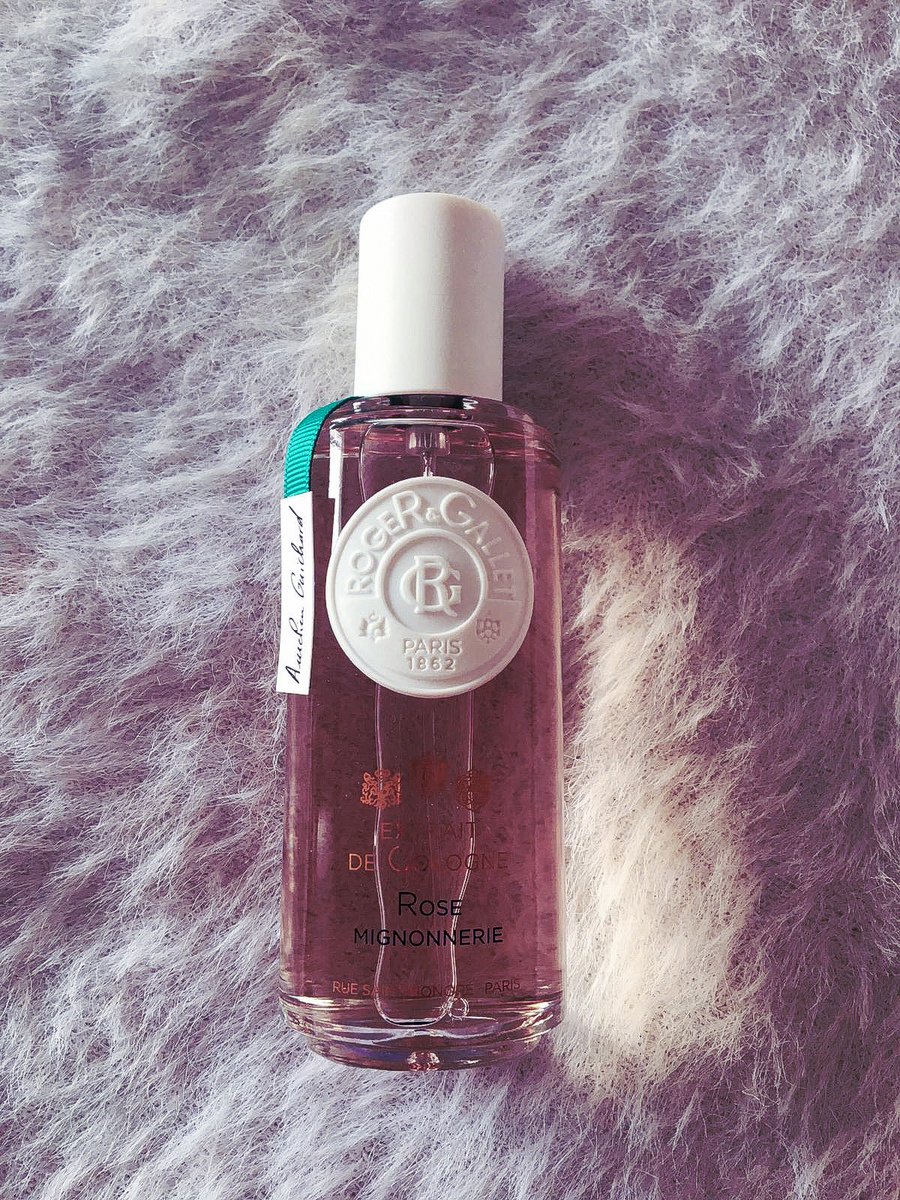 Extrait de Cologne Rose Mignonnerie de Roger&Gallet Silence Brisé Blog Lifestyle Lomé-Togo