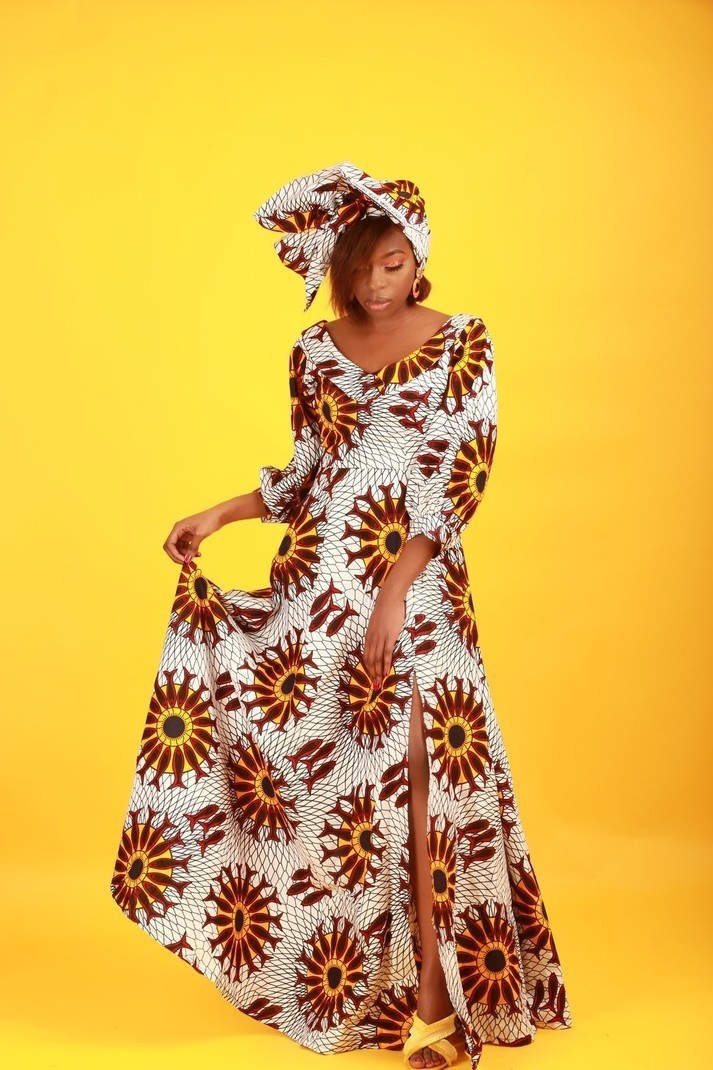 10 jolies robes en pagne parfaites pour les fêtes Blog Mode Togo #Fashion #ootd #Ankarastyle #Robeenpagne