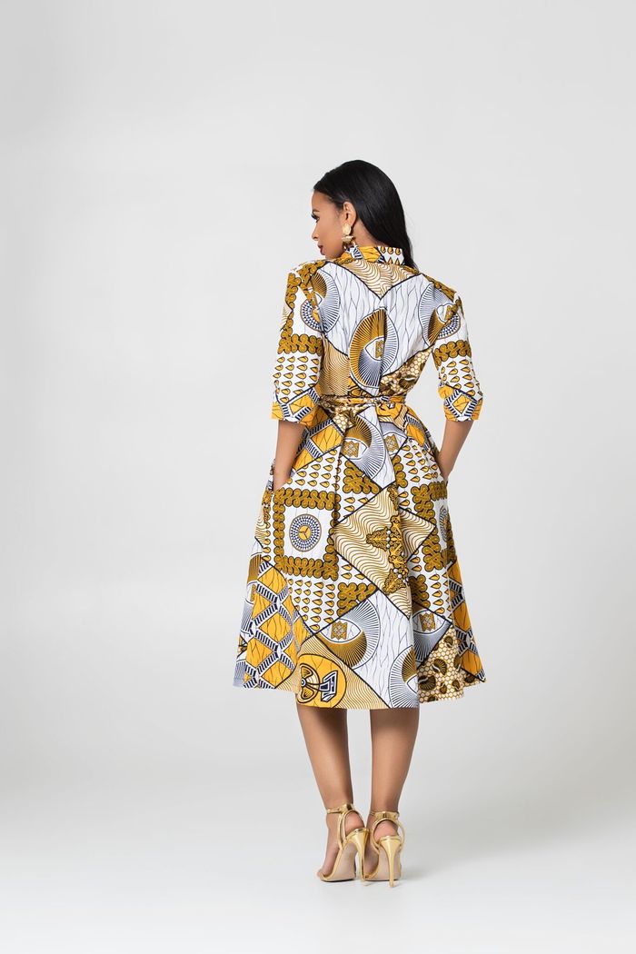 20 jolies robes en pagne de chez Grass-fields #Ankaradress #ootd #tenueenpagne #Blogmode #Togo #bloggeusetogolaise